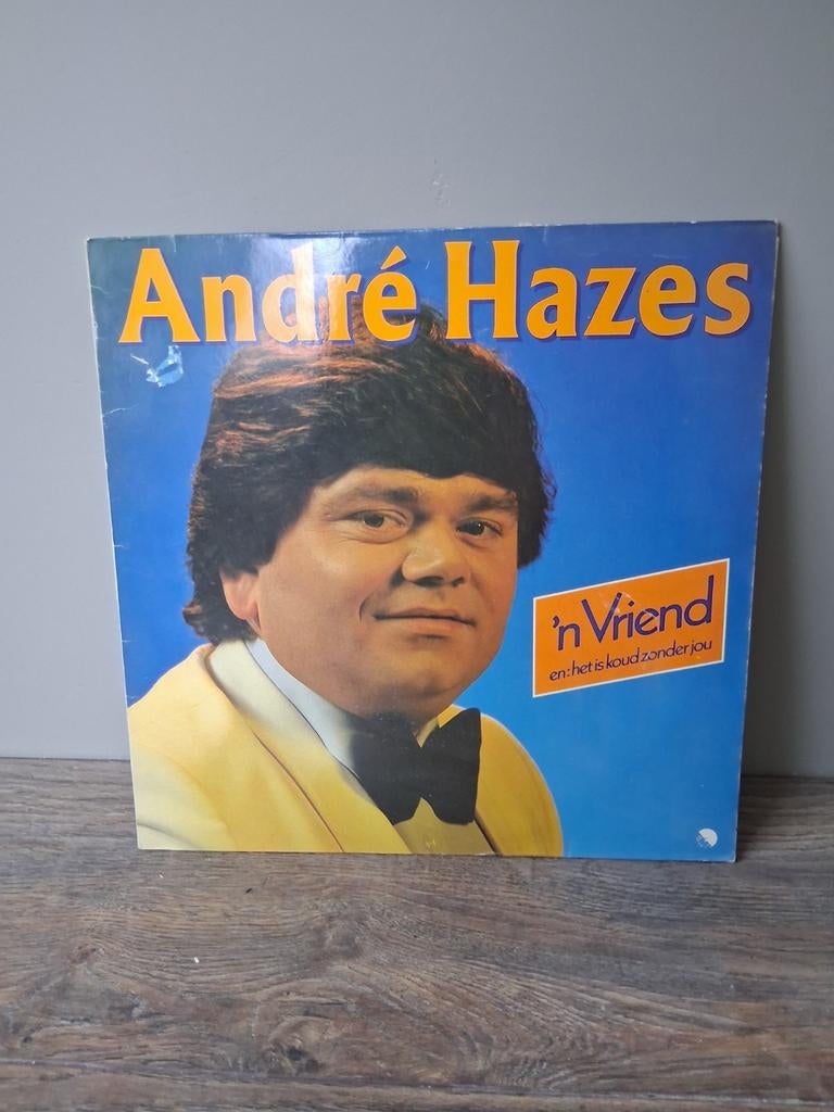 Andre hazes een vriend vinyl lp, Ophalen, Gebruikt, 12 inch, Levenslied of Smartlap