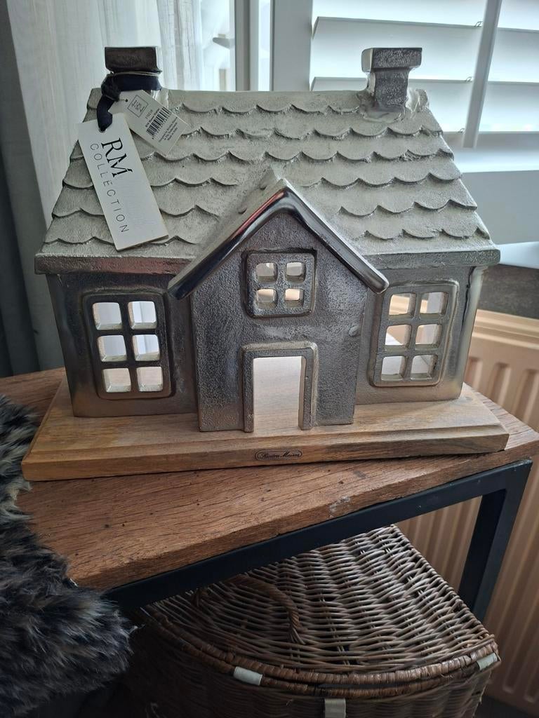 Groot Riviera Maison Huis - RM Special Collection, Ophalen, Metaal, Zilver, Landelijk
