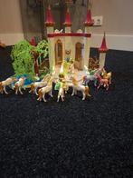 Playmobil prinsessenkasteel met koetsen en figuren, Kinderen en Baby's, Speelgoed | Playmobil, Ophalen of Verzenden, Gebruikt