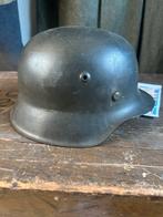 Luftwaffe helm m42 ckl66 originele schaal gerestaureerd, Ophalen of Verzenden, Luchtmacht, Duitsland, Helm of Baret