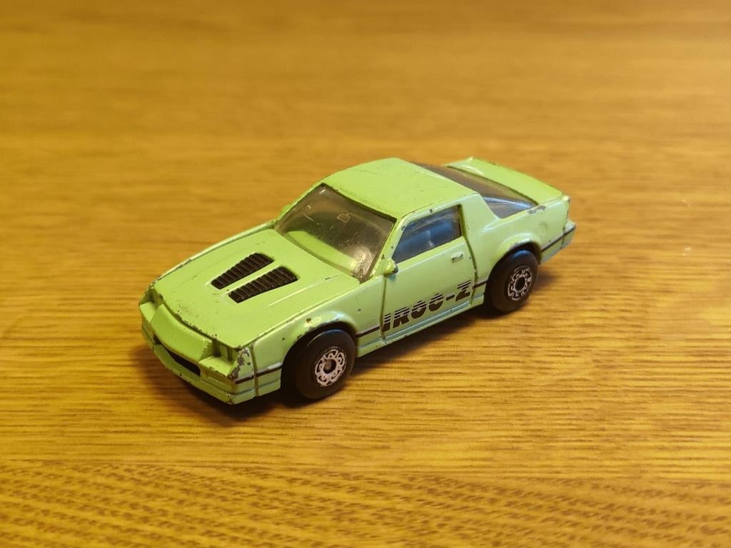 Matchbox Camaro IROC Z28 GROEN, Ophalen of Verzenden, Zo goed als nieuw, Auto
