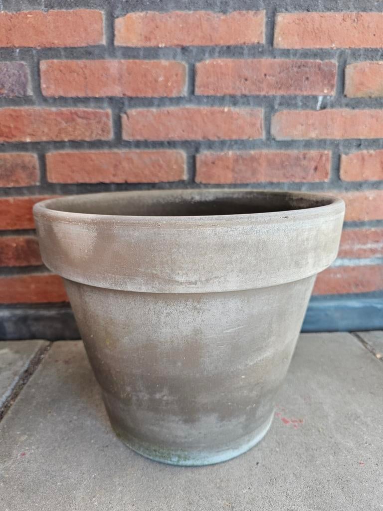 Rustieke terracotta bloempot  - Perfecte staat!, Tuin en Terras, Bloempotten, Rond, Zo goed als nieuw, Minder dan 40 cm, Terracotta