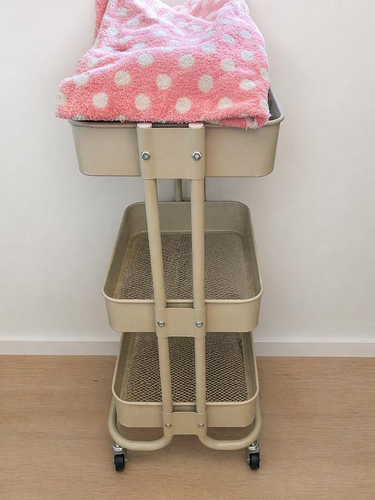 keukentrolley met 3 lagen, manden  nieuw rolrek makeup kast, Huis en Inrichting, Ophalen of Verzenden, Nieuw