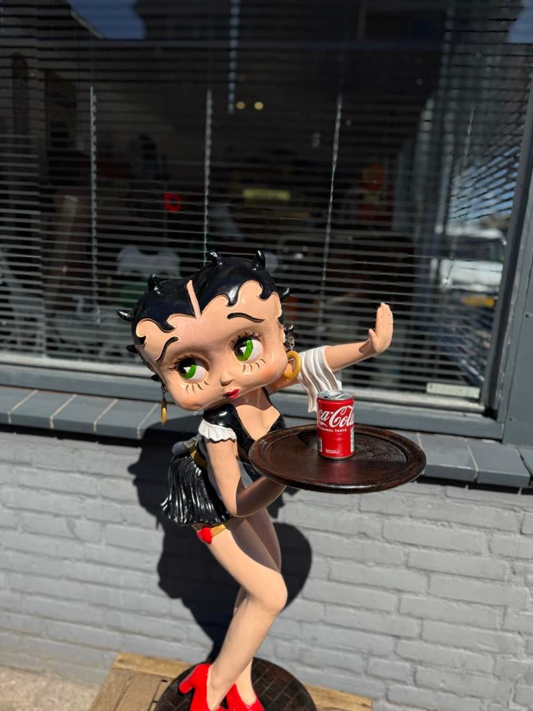 Groot Betty Boop Serveerster beeld XL, Ophalen, Zo goed als nieuw, Mens