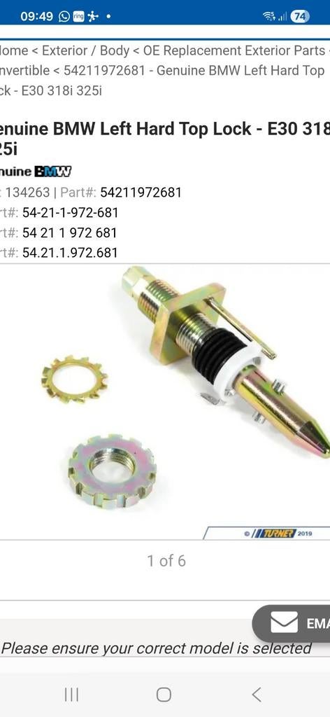 BMW E30, Auto-onderdelen, Ophanging en Onderstel, Ophalen, BMW