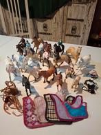 Schleich paarden, poppetjes, dekmantels en teugels, Ophalen of Verzenden, Zo goed als nieuw, Paard, Beeldje of Figuurtje