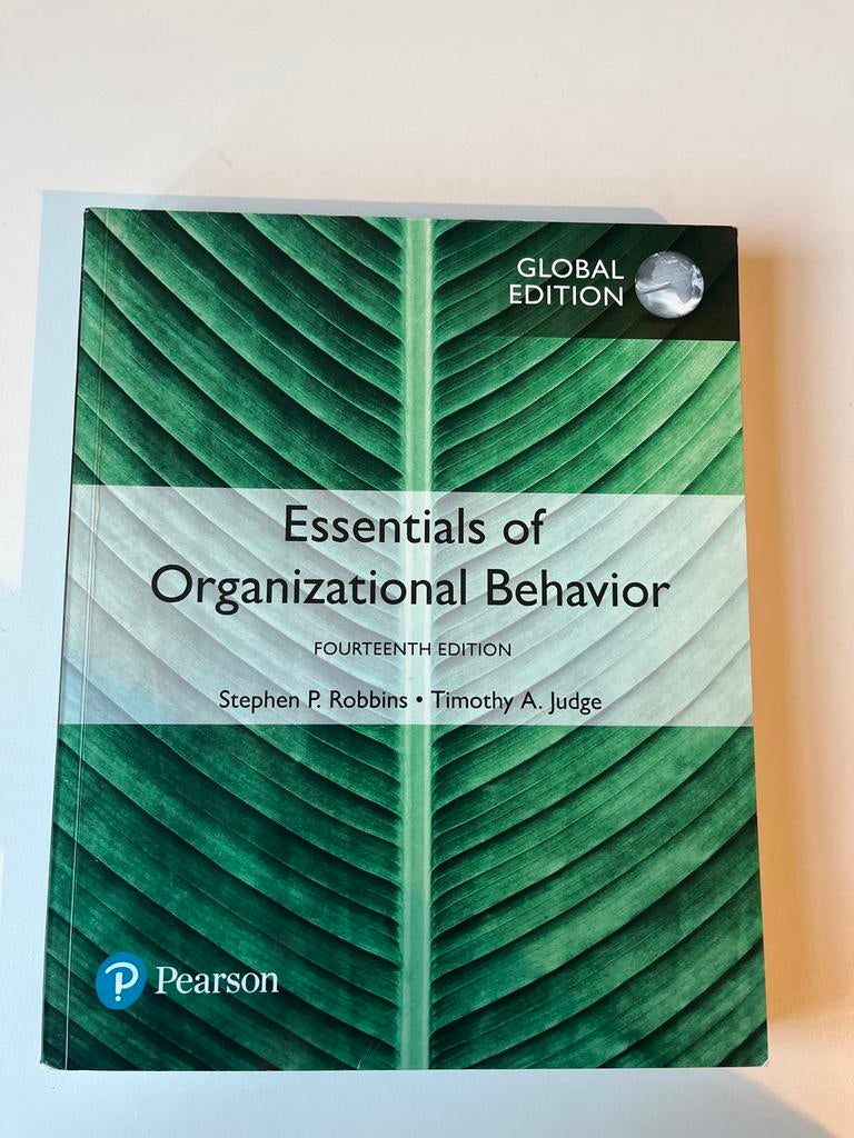 Essentials of Organizational Behavior 14e Robbins Judge, Ophalen of Verzenden, Gamma, Nieuw, WO