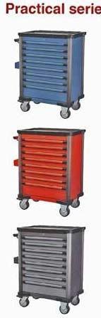 Force Gereedschapswagen met 8 laden - Zwart Blauw of Rood, Niet ingevuld, Niet ingevuld, Nieuw, Ophalen of Verzenden