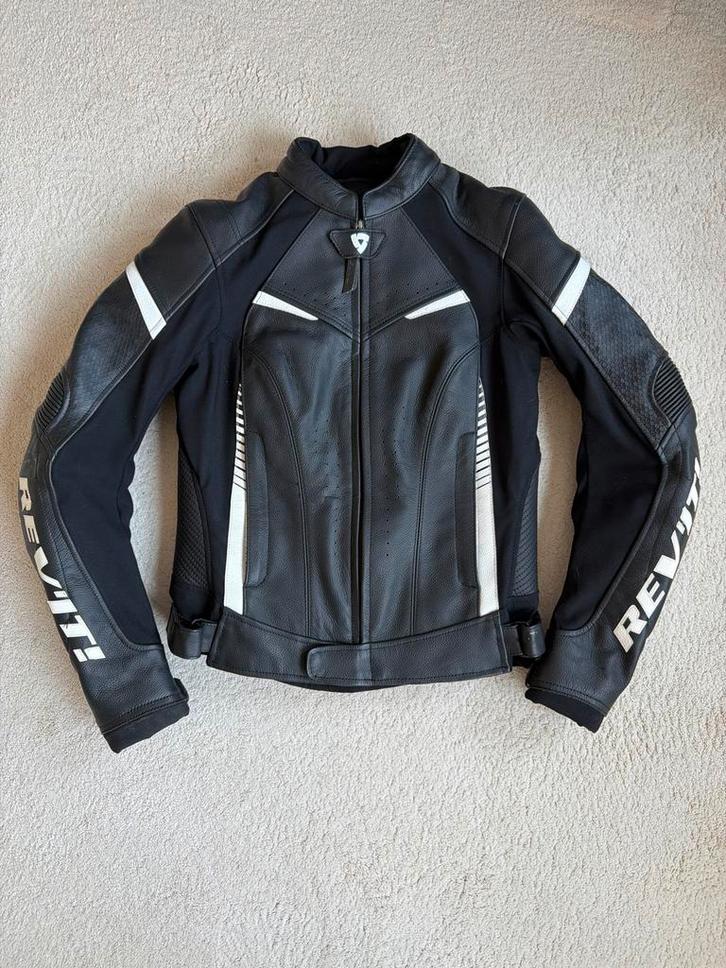 REV'IT! Leren Motorjas Maat 34, Motoren, Kleding | Motorkleding, Jas | leer, Dames, Tweedehands, Ophalen of Verzenden
