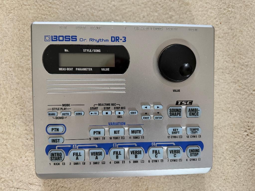 Boss DR-3 Dr. Rhytm drumcomputer, Muziek en Instrumenten, Drumcomputers, Ophalen of Verzenden, Gebruikt, Boss