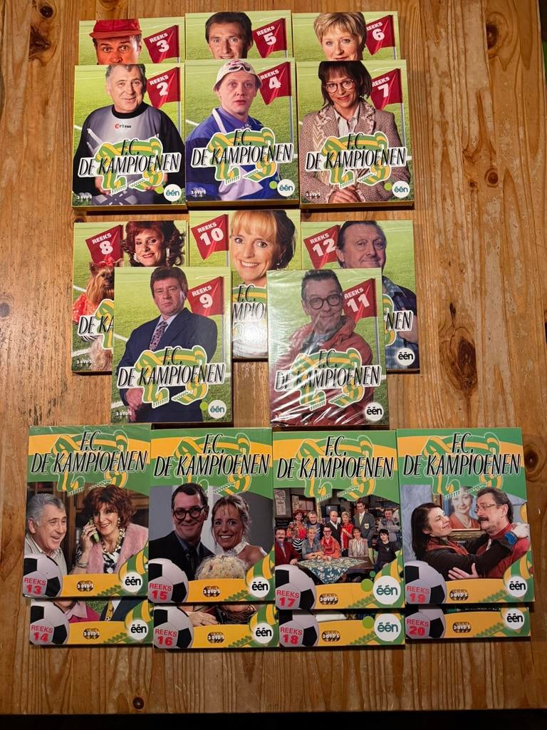 F.C. Fc De Kampioenen DVD Box - Reeks 2 t/m 20, Alle leeftijden, Verzenden, Zo goed als nieuw