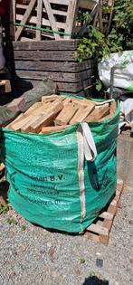 mooi  gezaagt  pallethout  in  big  bag ., Ophalen, Gebruikt