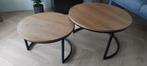 salontafels, Huis en Inrichting, Tafels | Salontafels, 50 tot 100 cm, Zo goed als nieuw, Minder dan 50 cm, Eikenhout