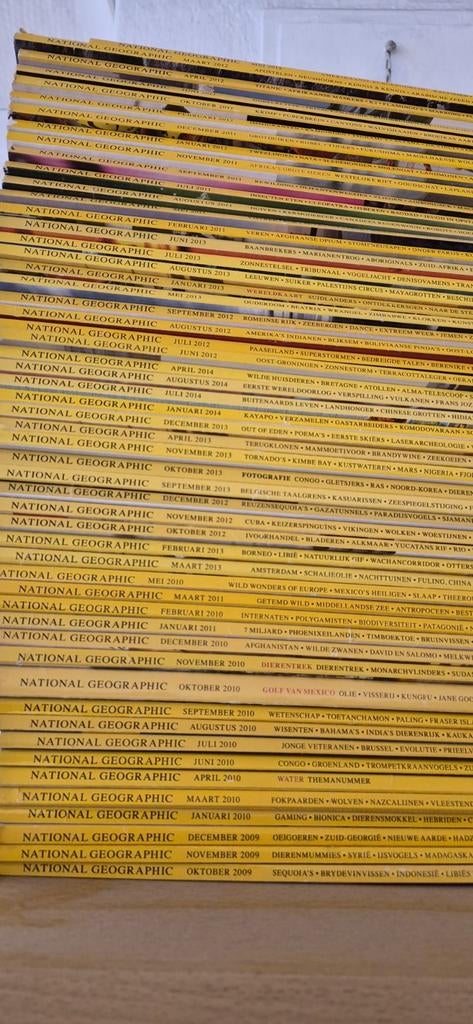 National Geographic - 15 jaargangen 2001 tm 2015, Ophalen, Zo goed als nieuw, Wetenschap en Natuur