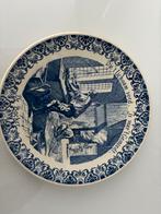 Delfts blauw wandbord De Backer, Ophalen of Verzenden