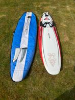 Starboard s-Type 115 Windsurfplank met boardbag en vin, Watersport en Boten, Windsurfen, Ophalen, Gebruikt, Minder dan 250 cm
