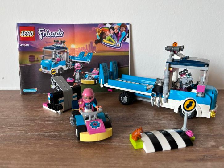 Lego Friends 41348 Service- en onderhoudstruck, Kinderen en Baby's, Speelgoed | Duplo en Lego, Zo goed als nieuw, Lego, Complete set