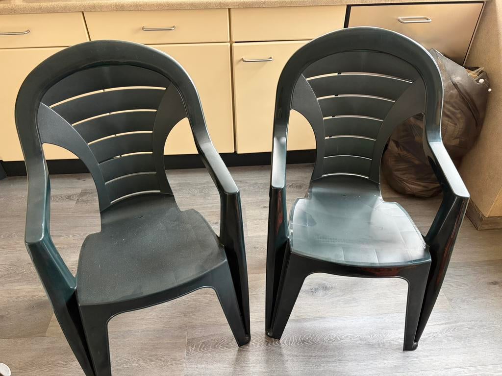 Jardin tuinstoelen 2 stuks, Tuin en Terras, Tuinstoelen, Ophalen, Zo goed als nieuw, Kunststof