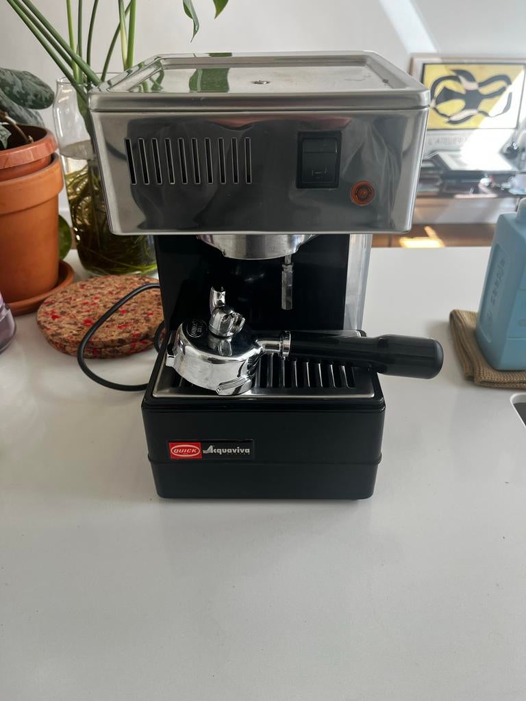 Quick Mill 820 Aquaviva Espressoapparaat (zie tekst), Witgoed en Apparatuur, Koffiezetapparaten, Stoompijpje, Gebruikt, Espresso apparaat