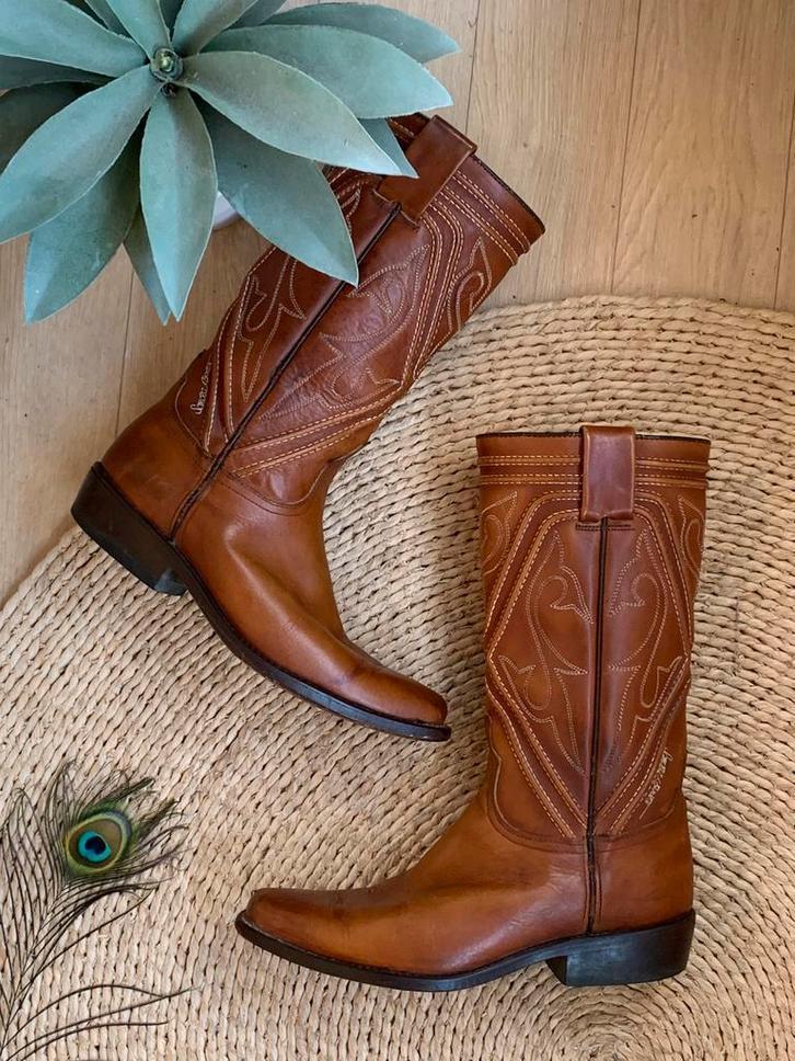 Sonora Boots cowboylaarzen 38 western boots bohemian laarzen, Hoge laarzen, -, Ophalen of Verzenden, Zo goed als nieuw