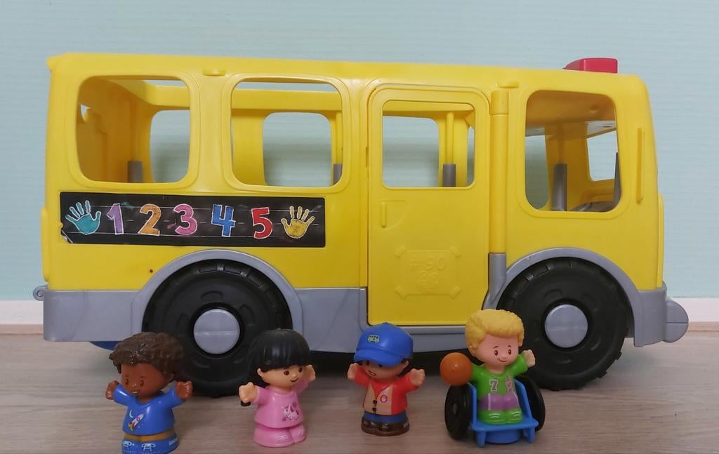 Fisher price little people schoolbus met geluidseffect, Kinderen en Baby's, Speelgoed | Fisher-Price, Ophalen, Auto of Voertuig