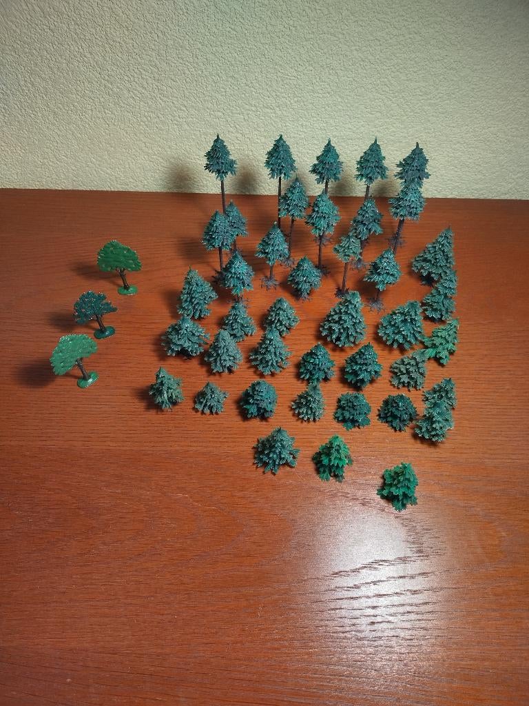 Faller - Sparren en dennenbomen voor HO, Overige merken, Gebruikt, Natuur, Gelijkstroom of Wisselstroom