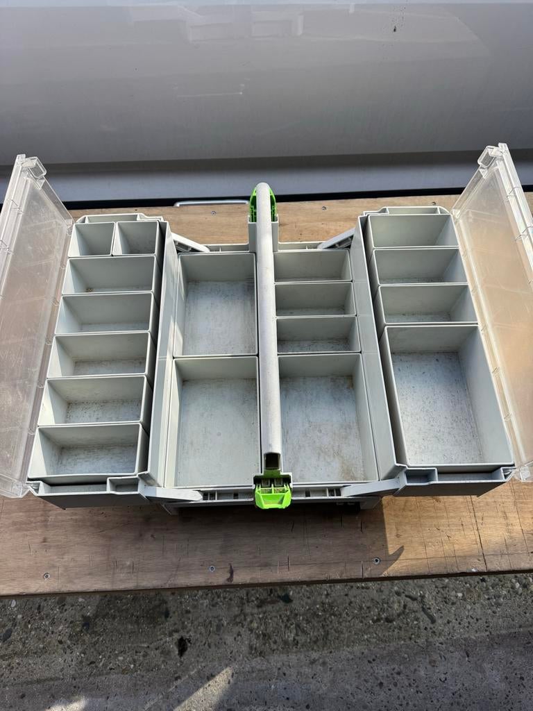 Festool Sortainer SYS 3 TL met 16 vakken, Doe-het-zelf en Verbouw, Gereedschapskisten, Ophalen, Gebruikt