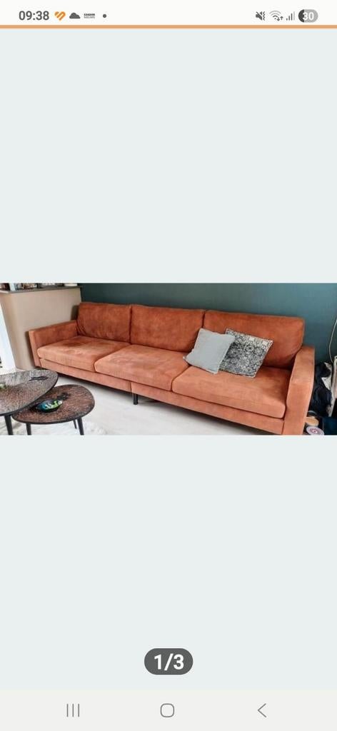 Ruime goede 4 persoons bank, Ophalen of Verzenden, Zo goed als nieuw