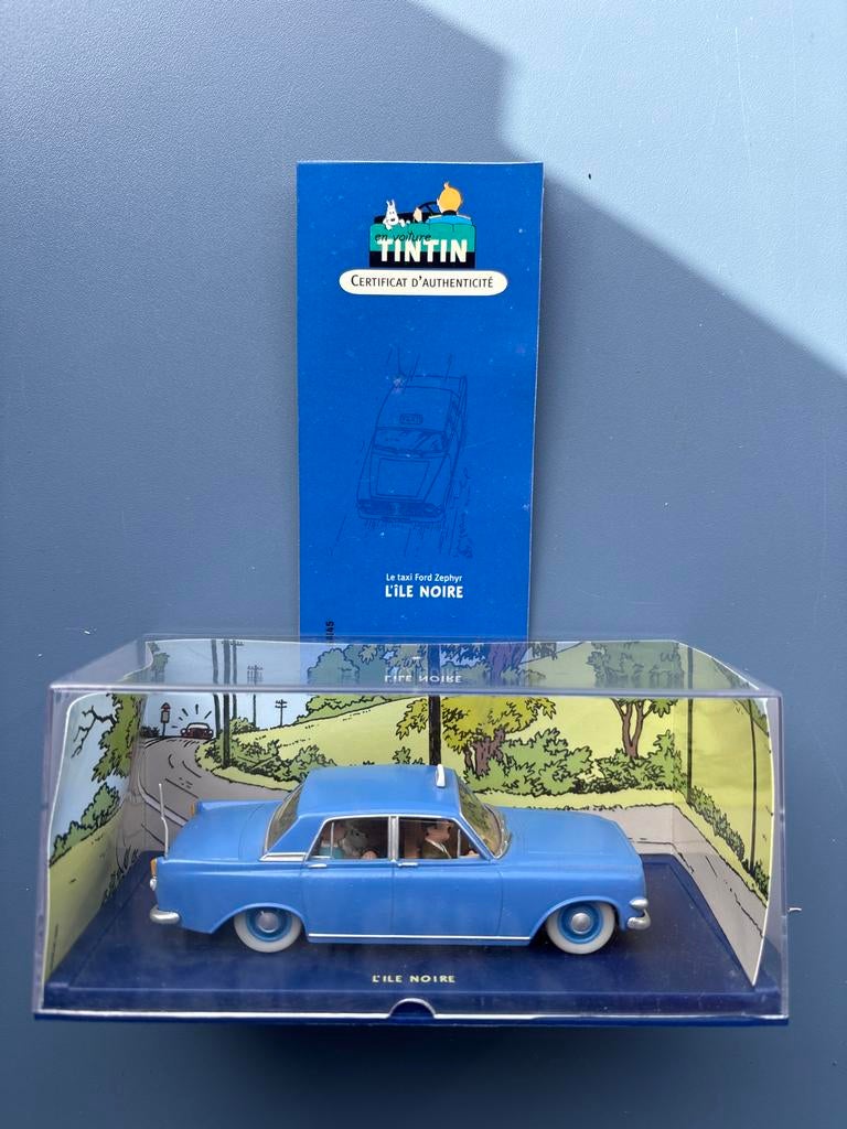Kuifje auto: Le taxi Ford Zephyr - L'Île Noire, Ophalen of Verzenden, Zo goed als nieuw, Auto, Overige merken