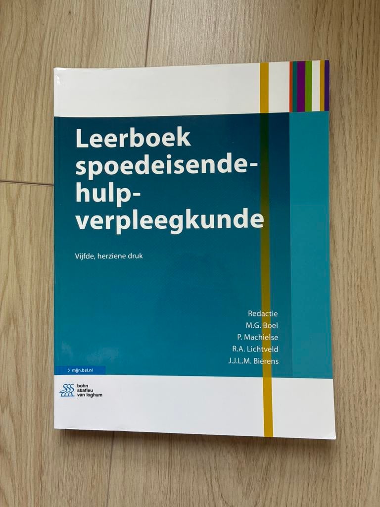 Leerboek spoedeisende-hulp-verpleegkunde, Boeken, Studieboeken en Cursussen, Ophalen of Verzenden, Beta, Zo goed als nieuw, HBO