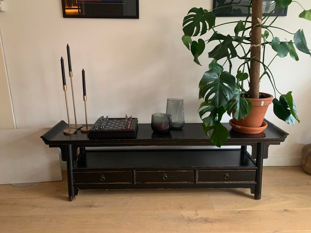 Chinese tafel / Tv meubel dressoir met lades, Ophalen, Gebruikt