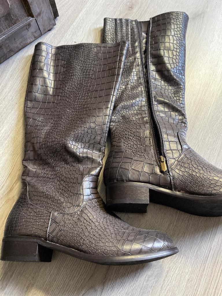 Hoge laarzen, Hoge laarzen, Ophalen of Verzenden, Grijs, Onbekend