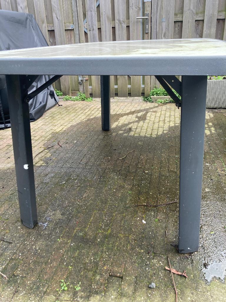 Tafel Mecalit  - Gratis ophalen - Moet weg, Ophalen, Gebruikt, 50 tot 100 cm, Vijf personen of meer