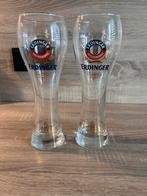 2 Erdinger Weissbier bierglazen, Ophalen, Zo goed als nieuw