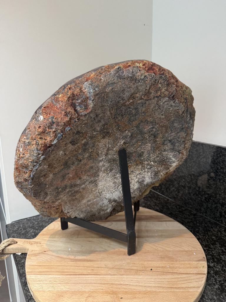 Agaat schijf XL - 15.9 kg - NERGENS GOEDKOPER, Ophalen, Mineraal