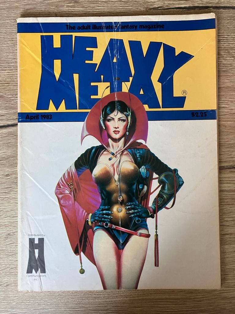 Heavy Metal Magazine - April 1983 - Moebius ea, Boeken, Ophalen of Verzenden, Gelezen, Overige typen
