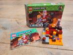 Lego 21139 Minecraft Het Onderwereld gevecht, Ophalen of Verzenden, Zo goed als nieuw, Complete set, Lego
