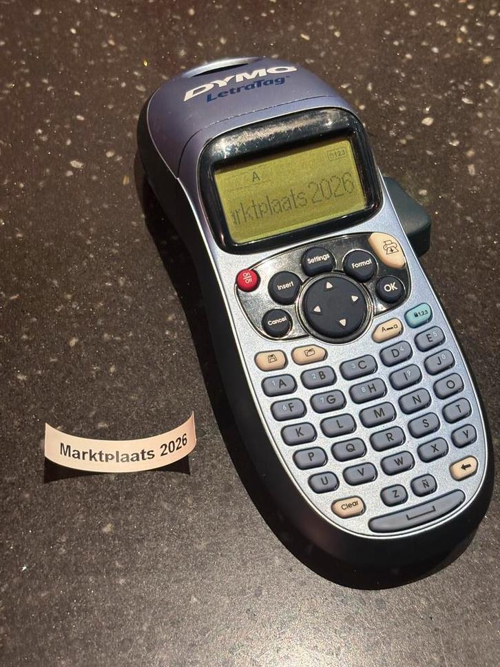 Dymo LetraTag Labelmaker, Computers en Software, Labelprinters, Zo goed als nieuw, Tape-label, Ophalen of Verzenden