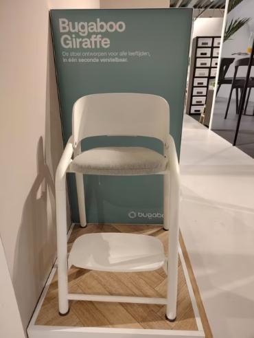 Bugaboo Giraffe Kinderstoel White, Kinderen en Baby's, Kinderstoelen, Zo goed als nieuw, Meegroeistoel, Ophalen