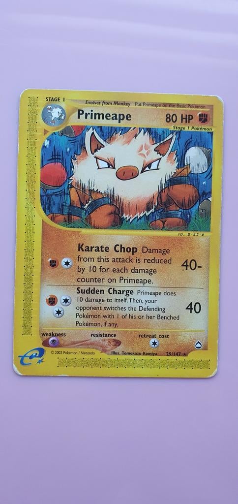 Primeape 29/147 pokemon kaart, Ophalen of Verzenden