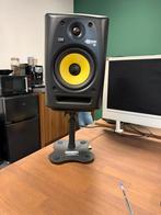 KRK Rokit 6 G3 studio monitor met statief en knop, Overige merken, Ophalen of Verzenden, Zo goed als nieuw, 60 tot 120 watt