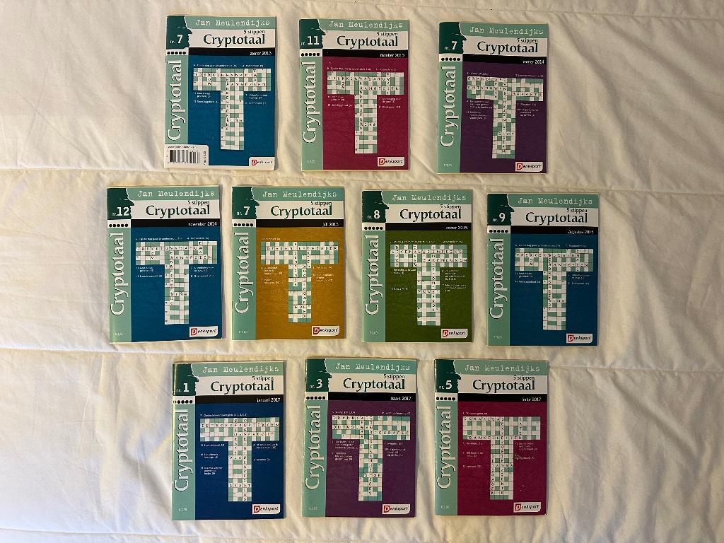 Jan Meulendijk’s CRYPTOTAAL, 5 stippen, Denksport, Hobby en Vrije tijd, Denksport en Puzzels, Ophalen of Verzenden, Minder dan 500 stukjes