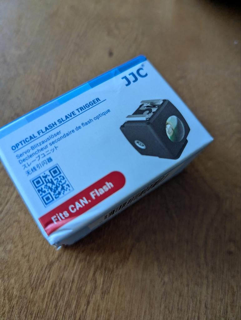 JJC 3a Optische Flash Slave Trigger voor Canon flitsers, Ophalen of Verzenden, Gebruikt, Overige merken