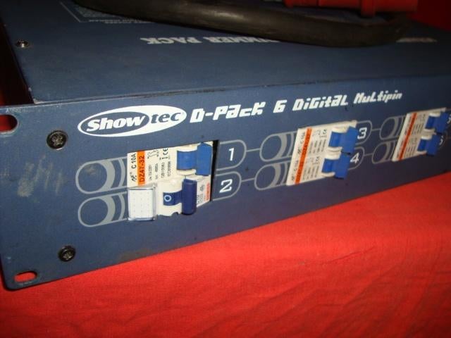 Gebruikt: Showtec D-Pak,6 Digitale Multipin Dimmer, 20230226, Ophalen of Verzenden, SHOWTEC, MTE, Gebruikt