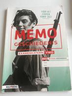 Memo Geschiedenis Examenkatern VWO vanaf 2022, Ophalen of Verzenden, Gamma, Zo goed als nieuw, WO