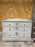Leuke commode kast met bloemen, Gebruikt, 50 tot 70 cm, 100 cm of meer, Commode