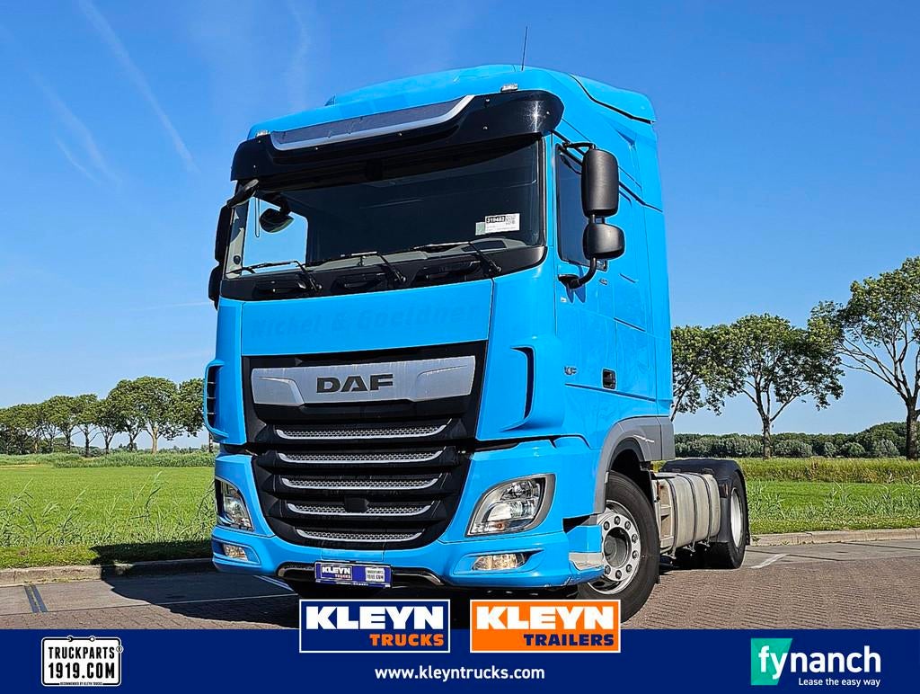 DAF XF 480 led 2x tank mx-brake, Automaat, Euro 6, Blauw, Bedrijf