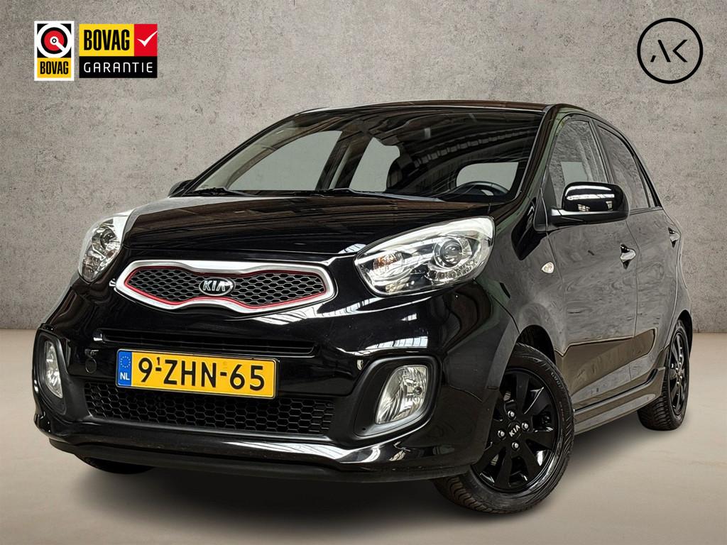 Kia Picanto 1.0 CVVT X-treme (5 DEURS, BLACK PACK, LEDER, CL, Auto's, Kia, Bedrijf, Te koop, Picanto, ABS, Airbags, Airconditioning