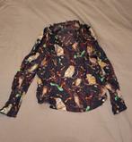 Blouse dames POM Amsterdam maat 1 (S), Ophalen of Verzenden, Zo goed als nieuw, Maat 38/40 (M), Blauw