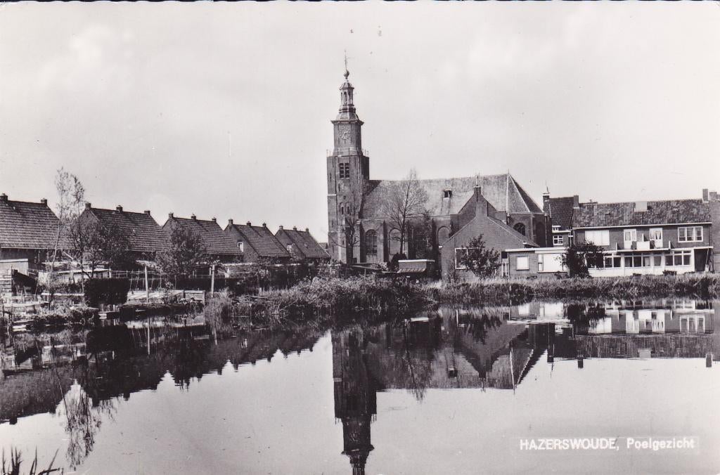 Hazerswoude. Poelgezicht. **, Verzenden, 1960 tot 1980, Ongelopen, Zuid-Holland